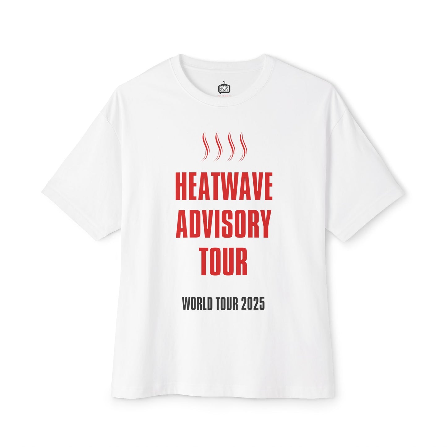Heat Wave Tour 2025 - Unisex Oversized Boxy Tee