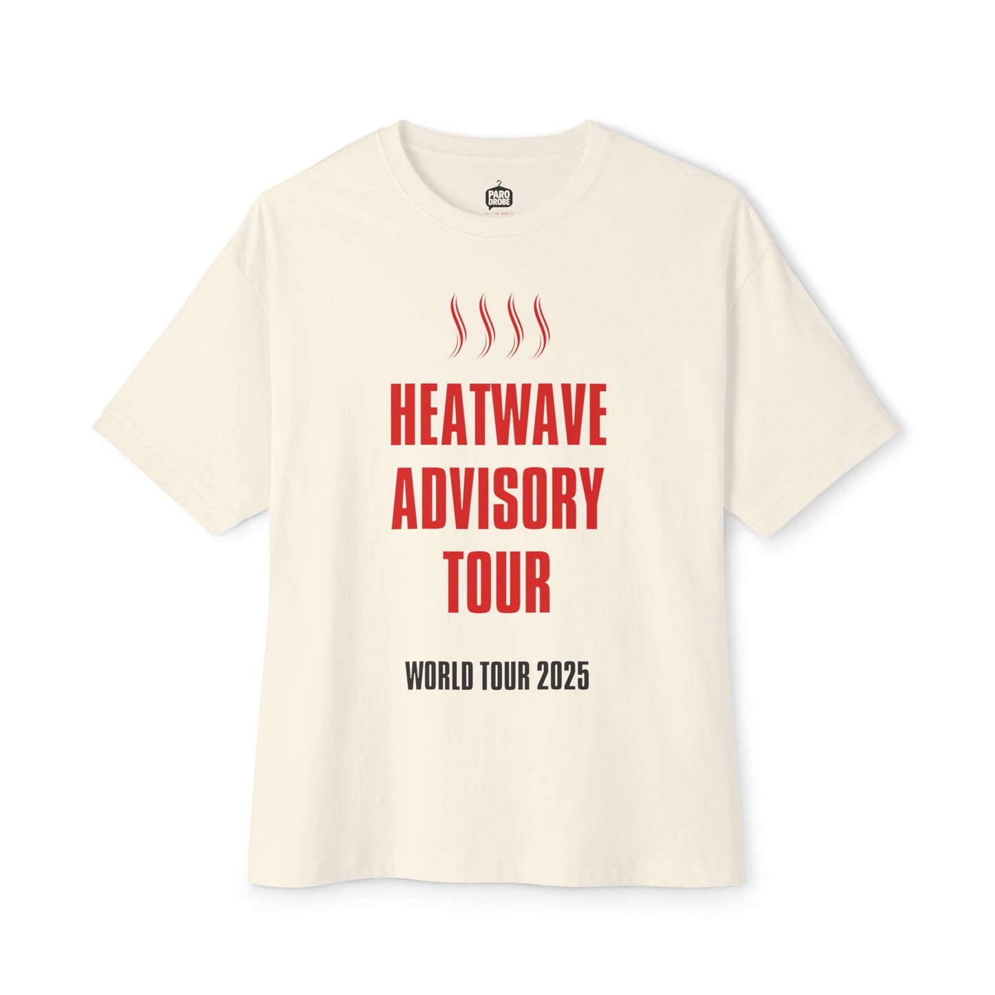 Heat Wave Tour 2025 - Unisex Oversized Boxy Tee