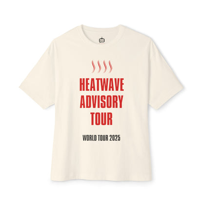Heat Wave Tour 2025 - Unisex Oversized Boxy Tee