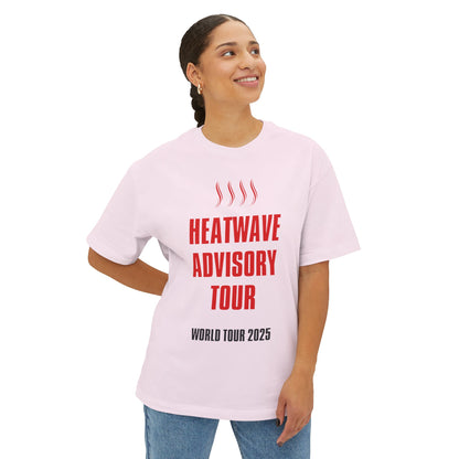 Heat Wave Tour 2025 - Unisex Oversized Boxy Tee