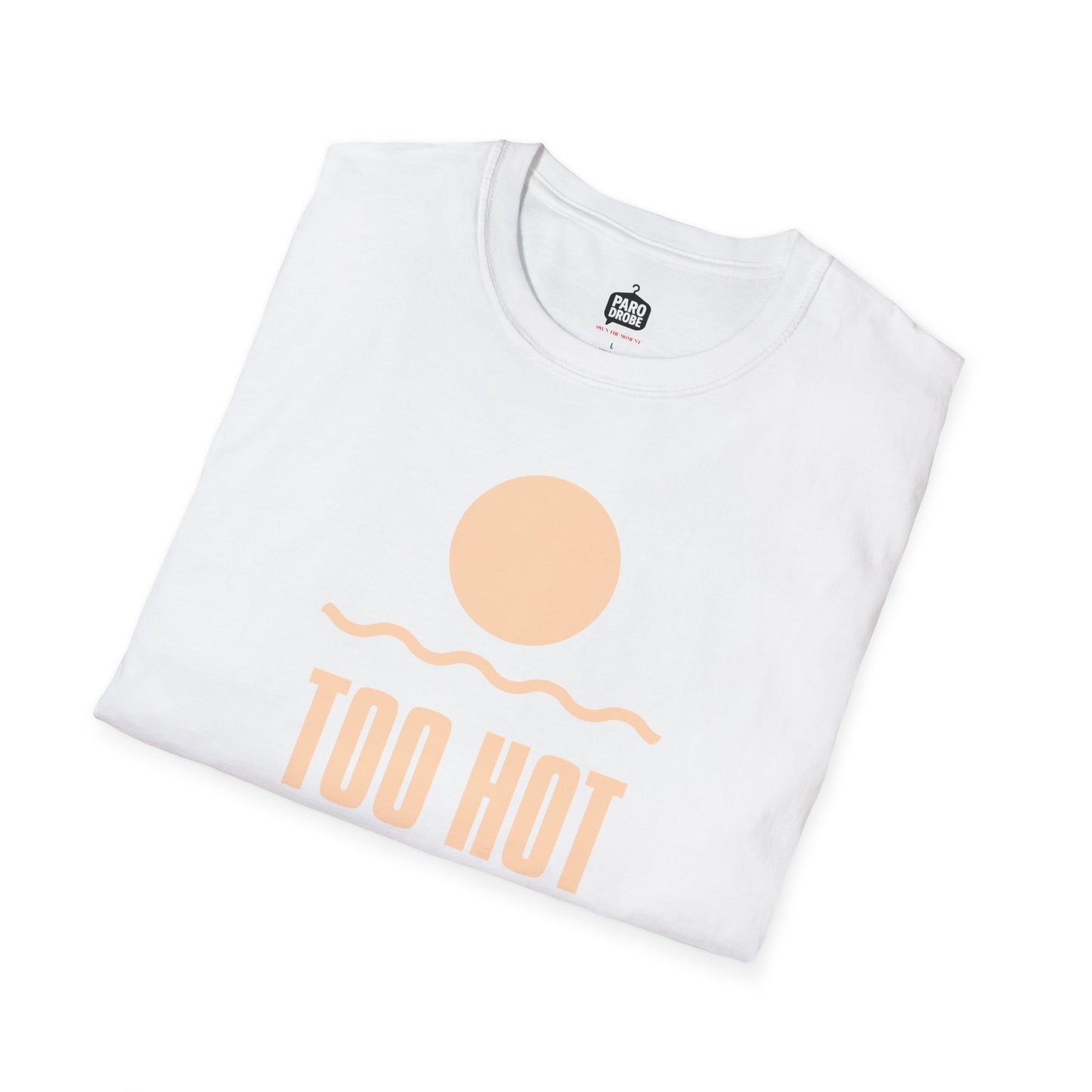Too Hot to Be Basic' - Summer Vibes Unisex Softstyle T-Shirt'