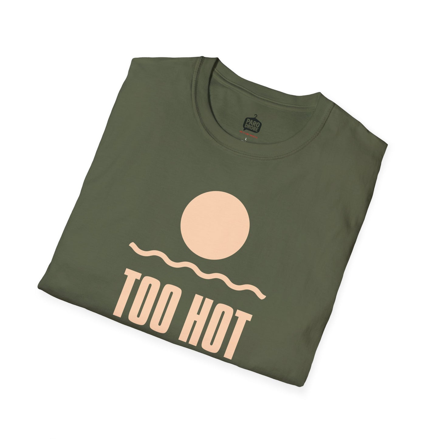 Too Hot to Be Basic' - Summer Vibes Unisex Softstyle T-Shirt'